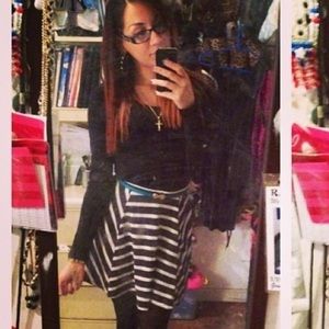 Cute striped skirt size xs